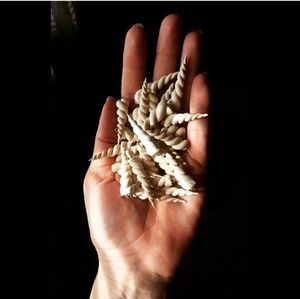 Handmade unicorn horn pendant